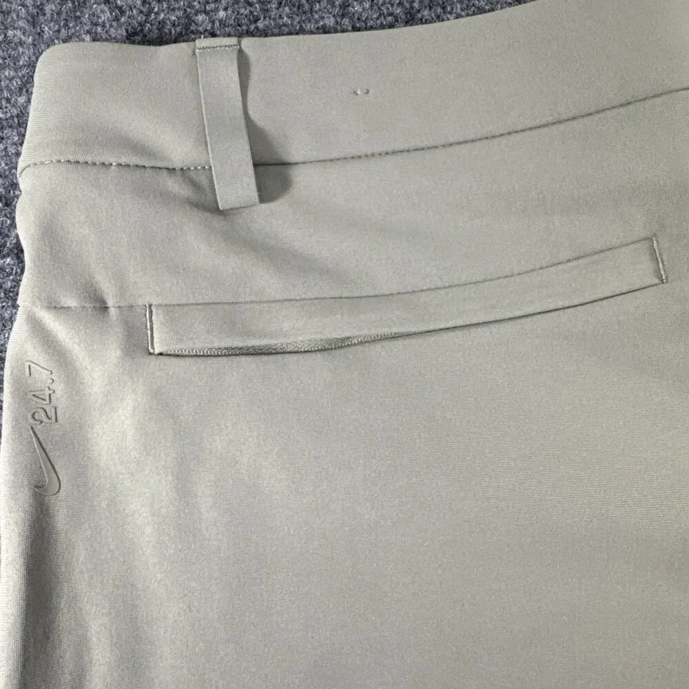 Nike 24:7 Dri-FIT Golf Pants Mens 38x32 Gray Stretch Performance Chino